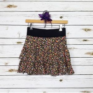 Free People floral tiered skirt